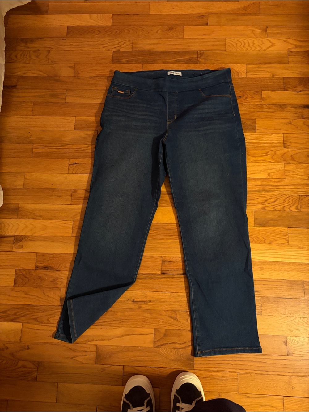 Nine West Dark Indigo Straight Leg Jeans